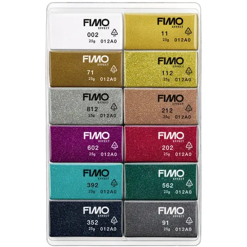 FIMO Modelliermasse-Set , sparkle, , 12er Set – Bild 1