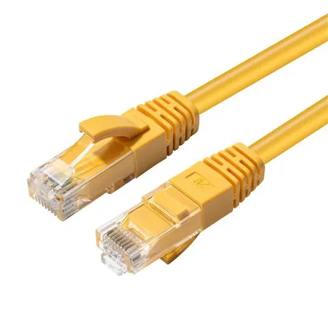 Microconnect UTP607Y networking cable Yellow 7 m Cat6 U/UTP (UTP) Roun – image 1