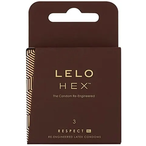 LELO Hex Respect XL Condoms 3 Pack – image 1