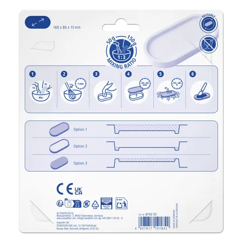 FIMO Gießform Schale oval – Bild 1