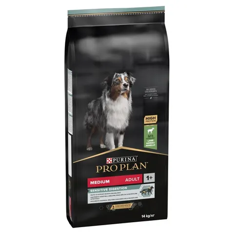 PRO PLAN Adult Medium Sensitive Digestion Lamm 14 kg – Bild 1
