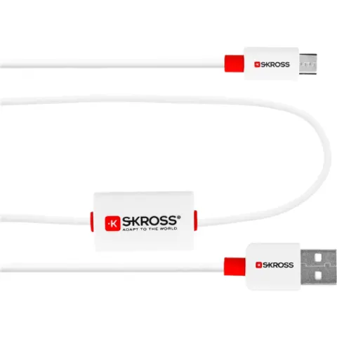 Skross Buzz Charge’n Sync Sveglia USB 2.0 A a Micro USB - 1 m – immagine 1