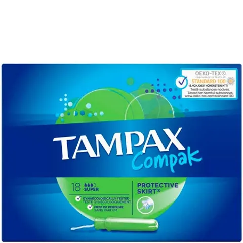 Tampax Compak Super Tampons - 18 pcs – image 1