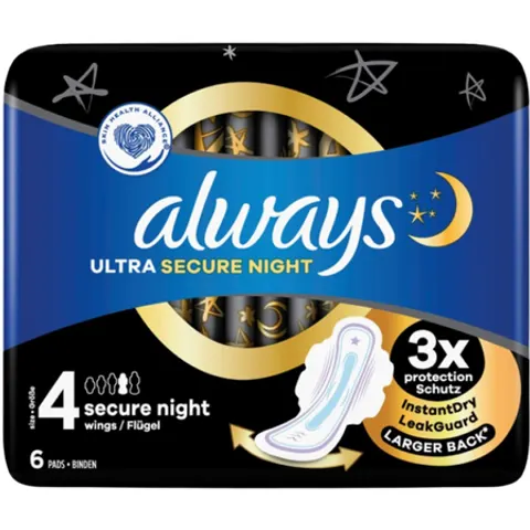 Always Ultra Secure Night Bind 6 pcs – image 1