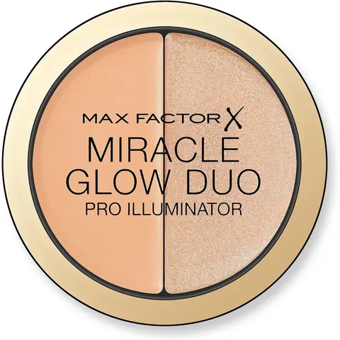 Max Factor Miracle Glow Duo Pro Illuminator Compact 11g Medium #20 – image 1