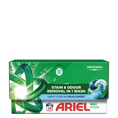 Ariel Original 4-in-1 Laundry Detergent Capsules - 19 Pcs – image 1