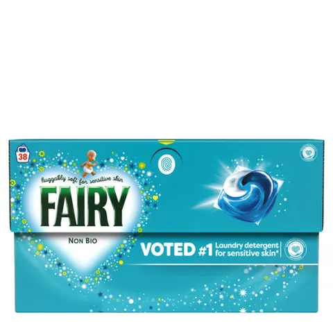 Fairy Non Bio Laundry Detergent Pods for Sensitive Skin - 38 pcs – image 1
