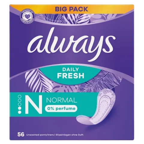 always Slipeinlagen Daily Fresh Normal 56 St. – Bild 1
