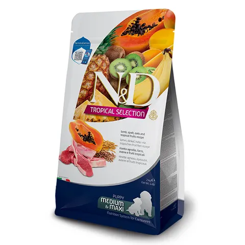 N&d tropical puppy lamb medium/maxi 2kg – image 1