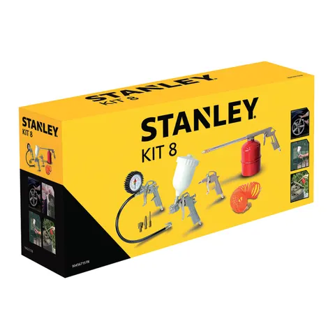 Stanley 8 Piece Air Tool Kit – image 1