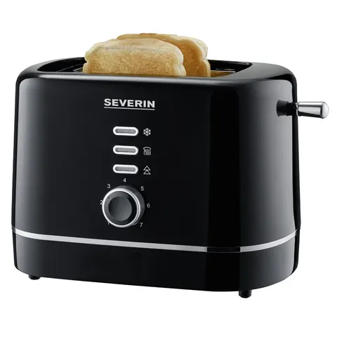 Severin Toaster "AT 4321", schwarz, Toaster, Toaster schwarz Einheitsgröße – Bild 1