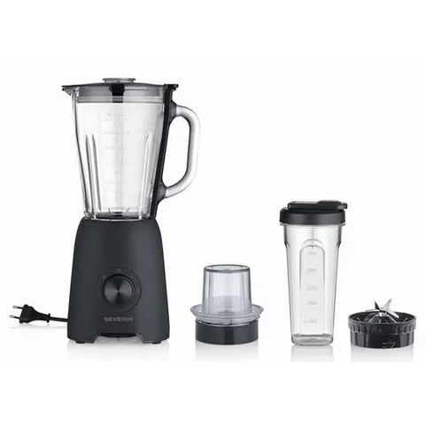 SEVERIN Standmixer SM 3724, 600 Watt, schwarz matt – Bild 1