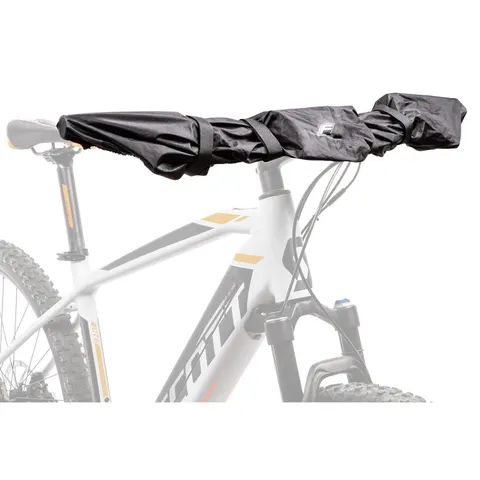 FISCHER FAHRRAD-Regenschutz Schwarz – Bild 1
