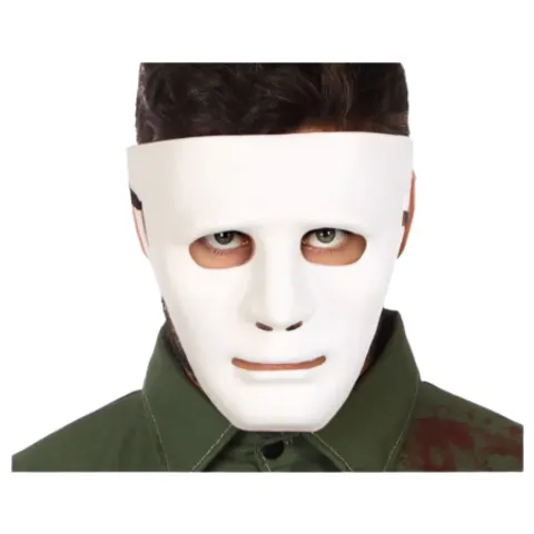 Atosa White Halloween Mask - Adults – image 1