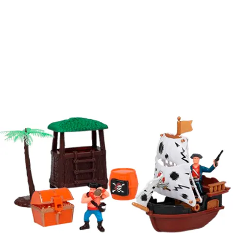Set da gioco Keyly Toys "Nave pirata" - 7 pezzi – immagine 1