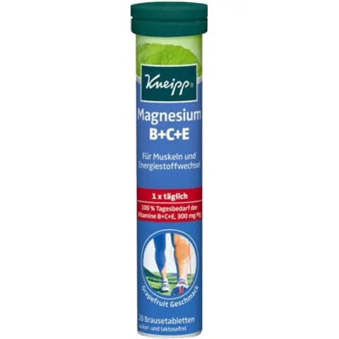 Kneipp Magnesium B+C+E 20 St Brausetabletten – Bild 1