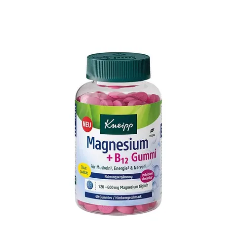 Kneipp Magnesium + B12 Gummi 60 St – Bild 1