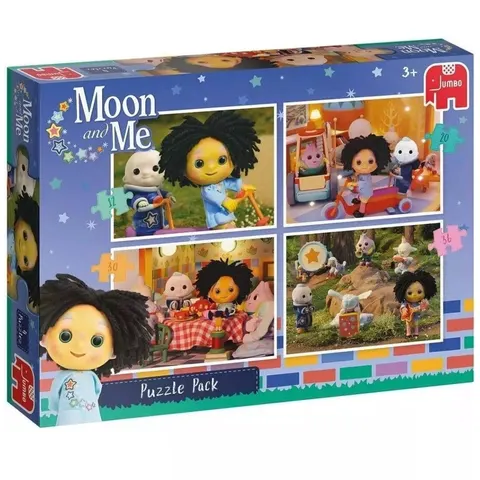 Moon and Me Jigsaw Puzzle Pack – 4 Puzzles – image 1