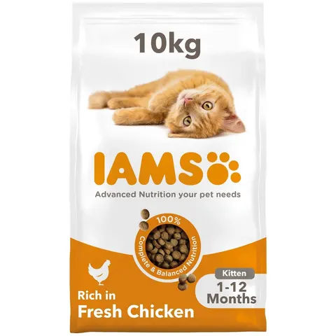 Iams Cat Kitten & Junior - Chicken - 10 kg – afbeelding 1