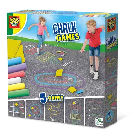 SES Creative 5 in 1 Chalk Games – image 1