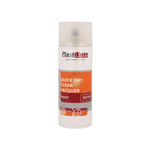 Trade Quick Dry Clear Lacquer Spray Satin 400Ml – image 1