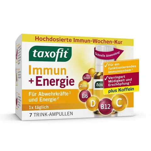 Taxofit Immun & Energie Trinkampullen – Bild 1