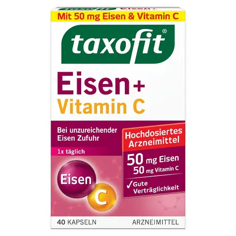 taxofit Eisen + Vitamin C – Bild 1