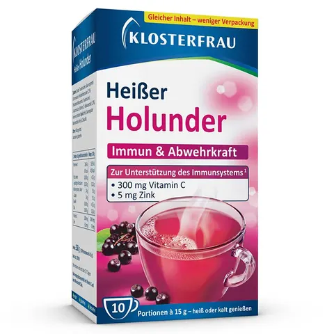 Klosterfrau Broncholind Heisser Holunder Granulat – Bild 1