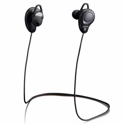 LENCO EPB-015BK - Headphones, in-ear, Bluetooth, black – image 1