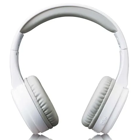 LENCO HPB-330 - Headphones, on-ear, Bluetooth, white – image 1