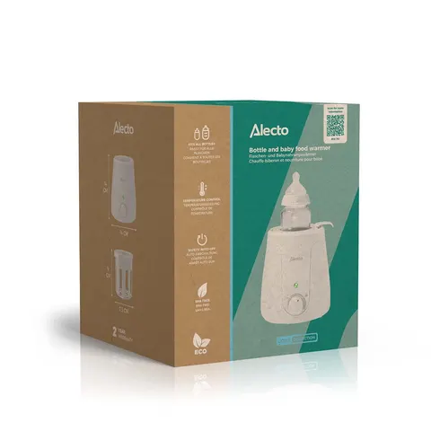 Alecto ECO Bottle Safe Warmer with Temperature Adjustment - White – image 1