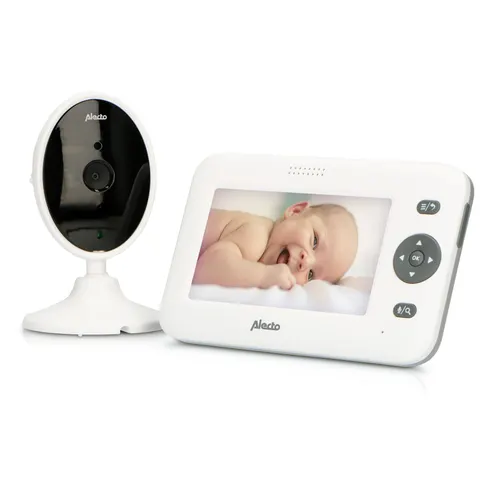 Alecto DVM-140 - Babyfoon met camera - Temperatuurweergave - Wit – afbeelding 1