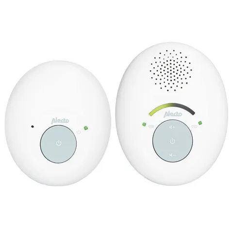 Alecto DBX110 - Full Eco DECT Babyfoon - Wit/Blauw – afbeelding 1