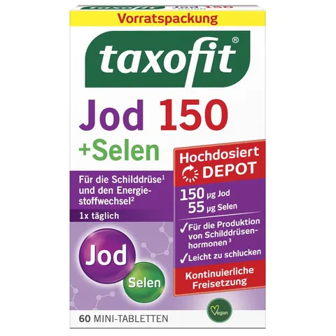 Taxofit Jod 150+Selen Tabletten – Bild 1