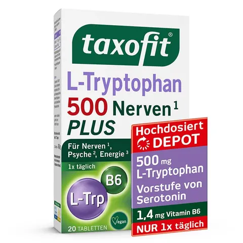 Taxofit L-tryptophan 500 Tabletten – Bild 1