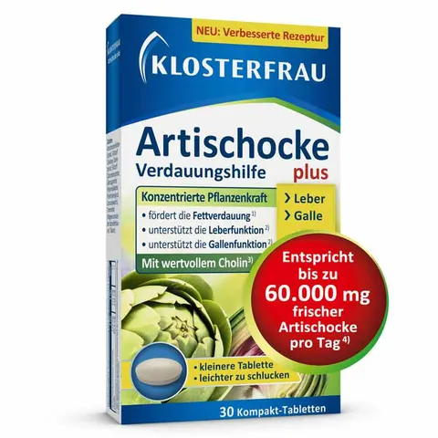 Klosterfrau Artischocke Plus Cholin Tabletten – Bild 1