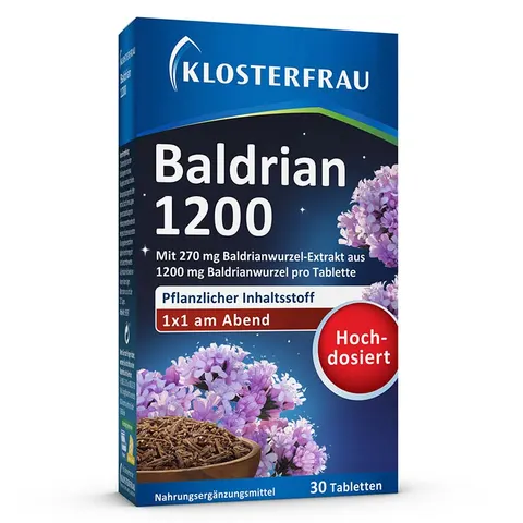 Klosterfrau Baldrian 1200 Tabletten – Bild 1