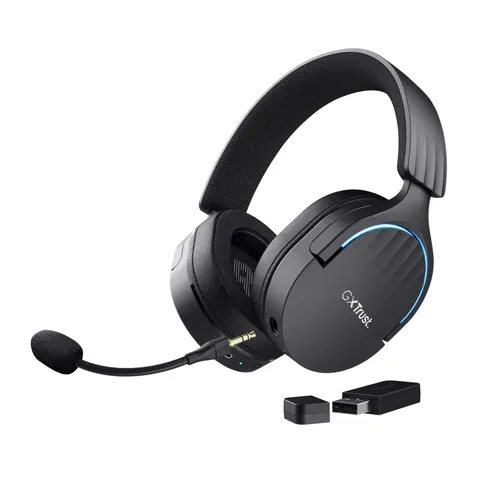 Trust Fayzo Wireless-Gaming-Headset-Schwarz – Bild 1