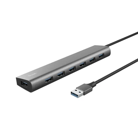 Trust Halyx 7 Port Usb Hub-grey – immagine 1