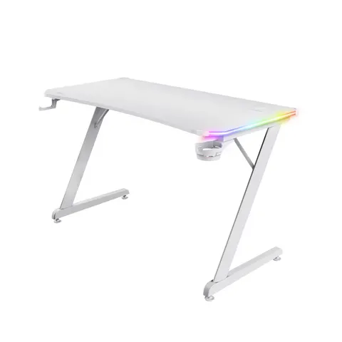 GXTrust GXT709 Luminus RGB Gaming Desk - White – image 1