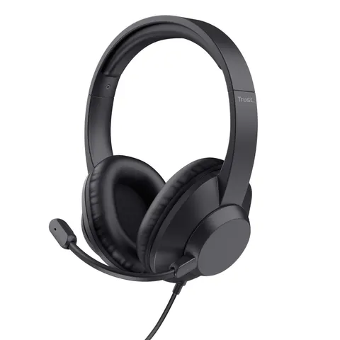 Trust Ayda Max USB Headset – Schwarz – Bild 1