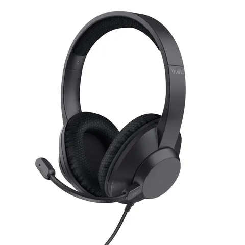 Trust Ayda Max USB-Enc Headset – Schwarz – Bild 1