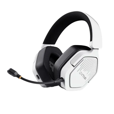 Trust GXT493W CARUS WRL HEAD CUFFIE PC, White – immagine 1