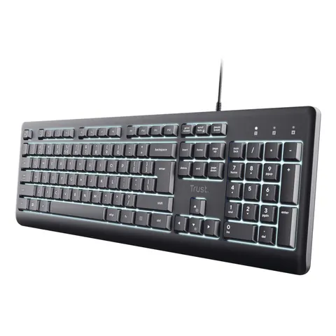Trust Primo Illuminated Wired Keyboard - Black – image 1