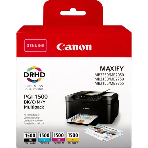 Canon PGI-1500 Multipack 4 cartuchos – imagen 1
