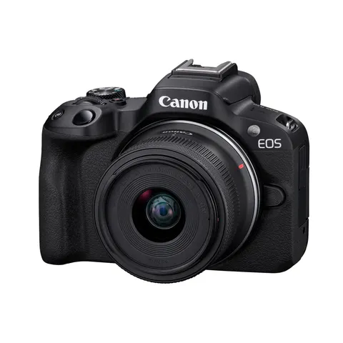 Canon EOS R50 APS-C Camera inc Lens – Black – image 1