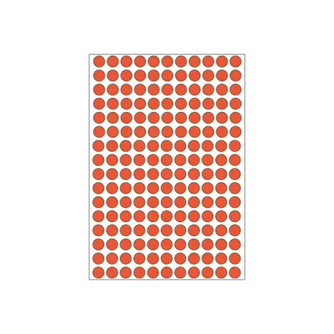 HERMA Markierungspunkte, Durchmesser: 8 mm, rot – Bild 1