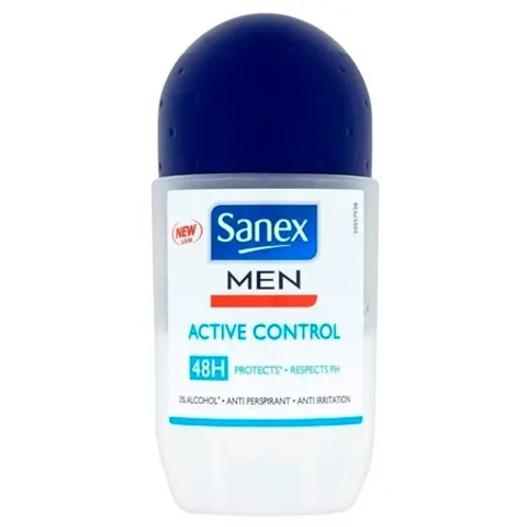 Sanex Men Active Control Anti Transpirant Deodorant Roller 50 ml – afbeelding 1