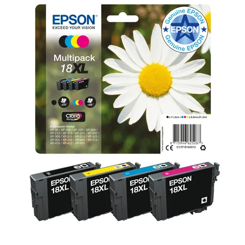 Epson 18 Daisy Ink Cartridges - Black & Colour – image 1