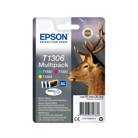 Epson T1306 multipack 3 cartuchos – imagen 1
